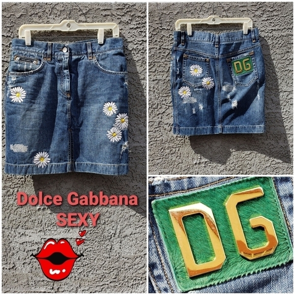 DOLCE‎ GABBANA JEAN SKIRTS - Picture 2 of 8